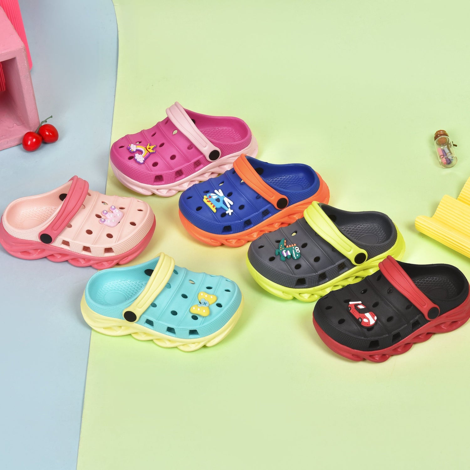 Double-Density FlexiStride Kids Clogs NED-723
