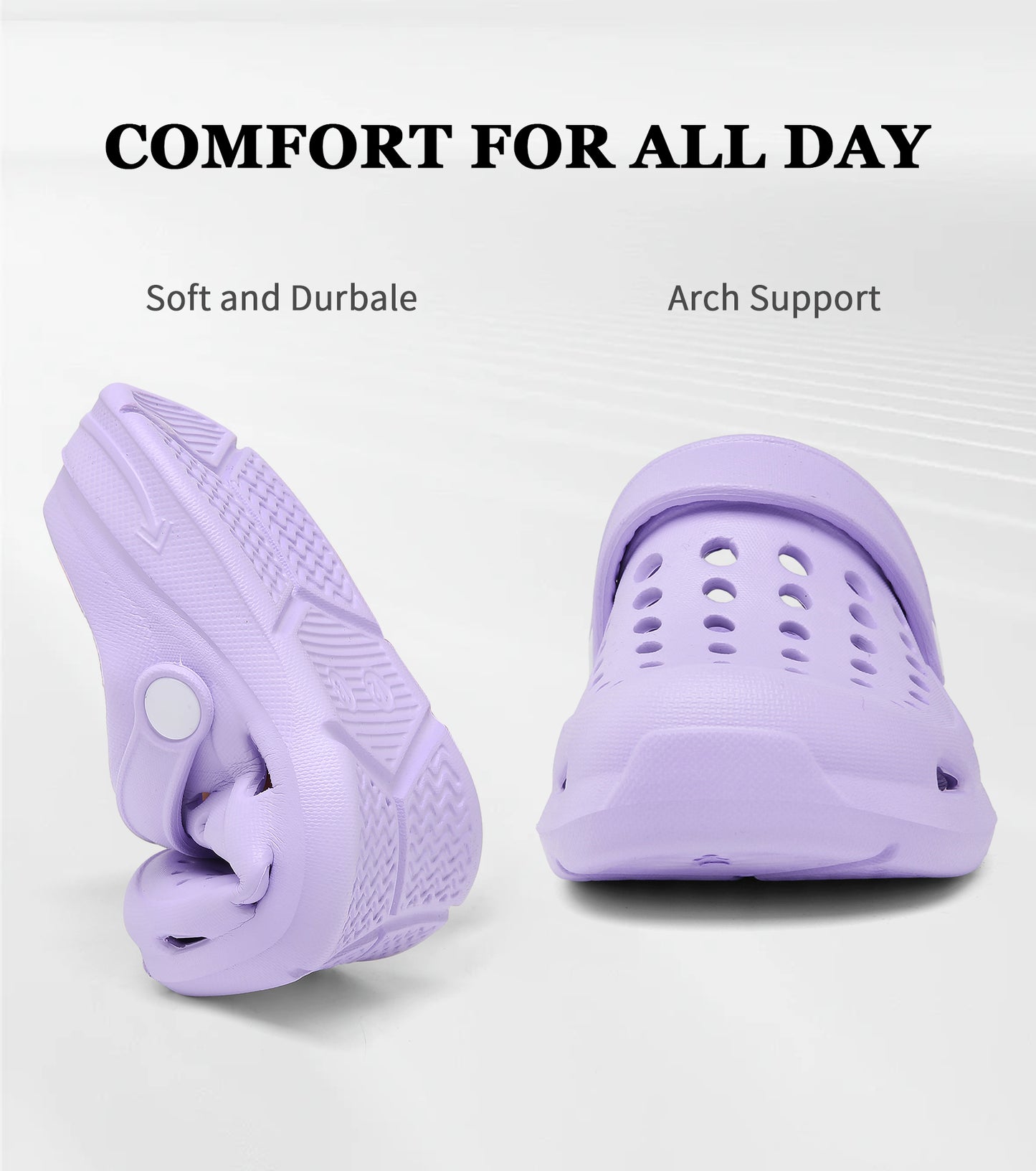 Classic Toddler Kids Clogs NED-6839 (Purple)