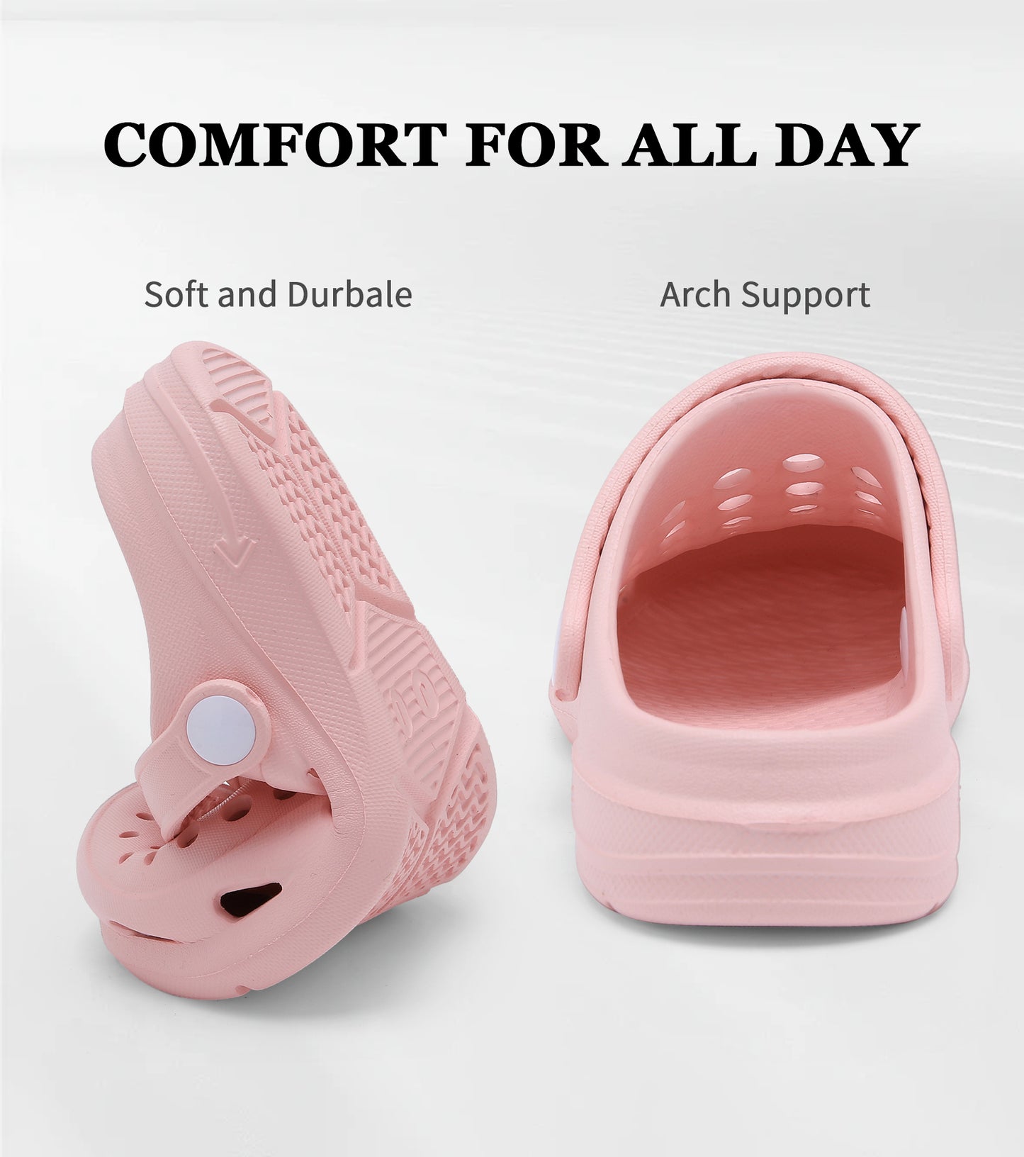 Classic Toddler Kids Clogs NED-6839 (Pink)