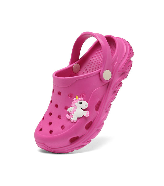 SportTread Toddler Kids Clogs NED-9159 (Rose Red)