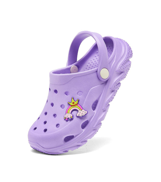 SportTread Toddler Kids Clogs NED-9159 (Purple)