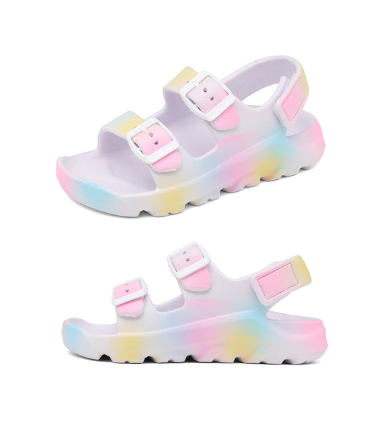 Buckle Adjustable Kid Water Sandals NED-6002 (Rainbow)