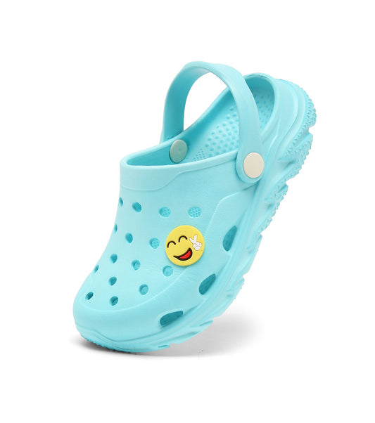 SportTread Toddler Kids Clogs NED-9159 (Water Blue)