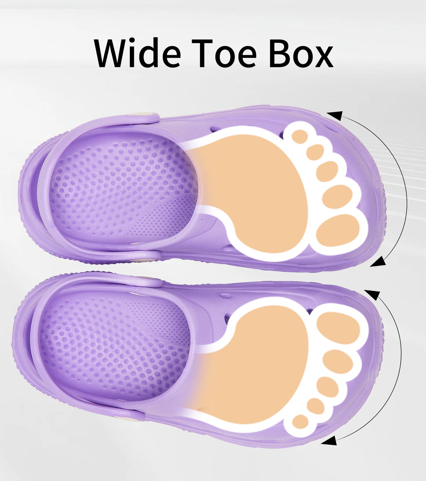 SportTread Toddler Kids Clogs NED-9159 (Purple)