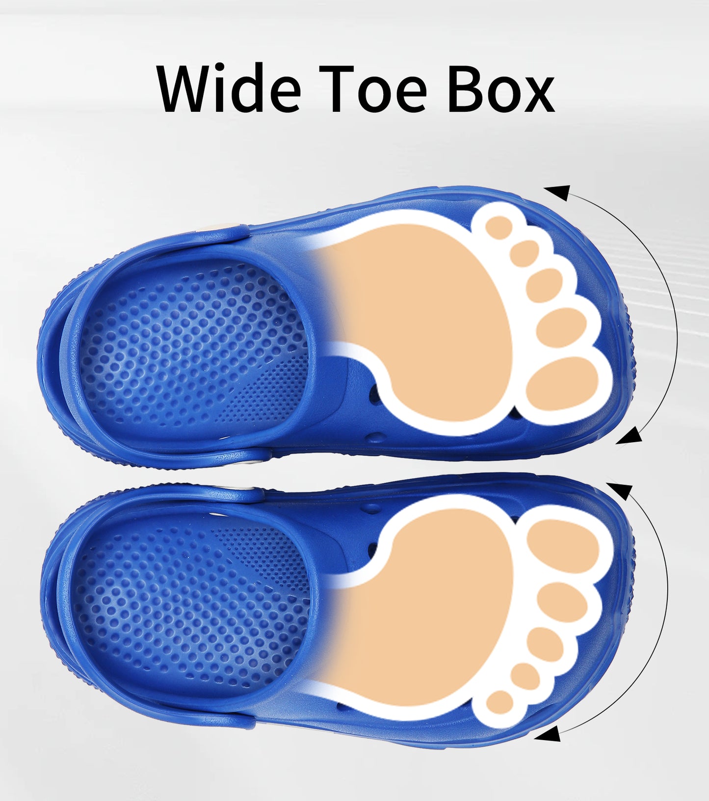 SportTread Toddler Kids Clogs NED-9159 (Klein Blue)