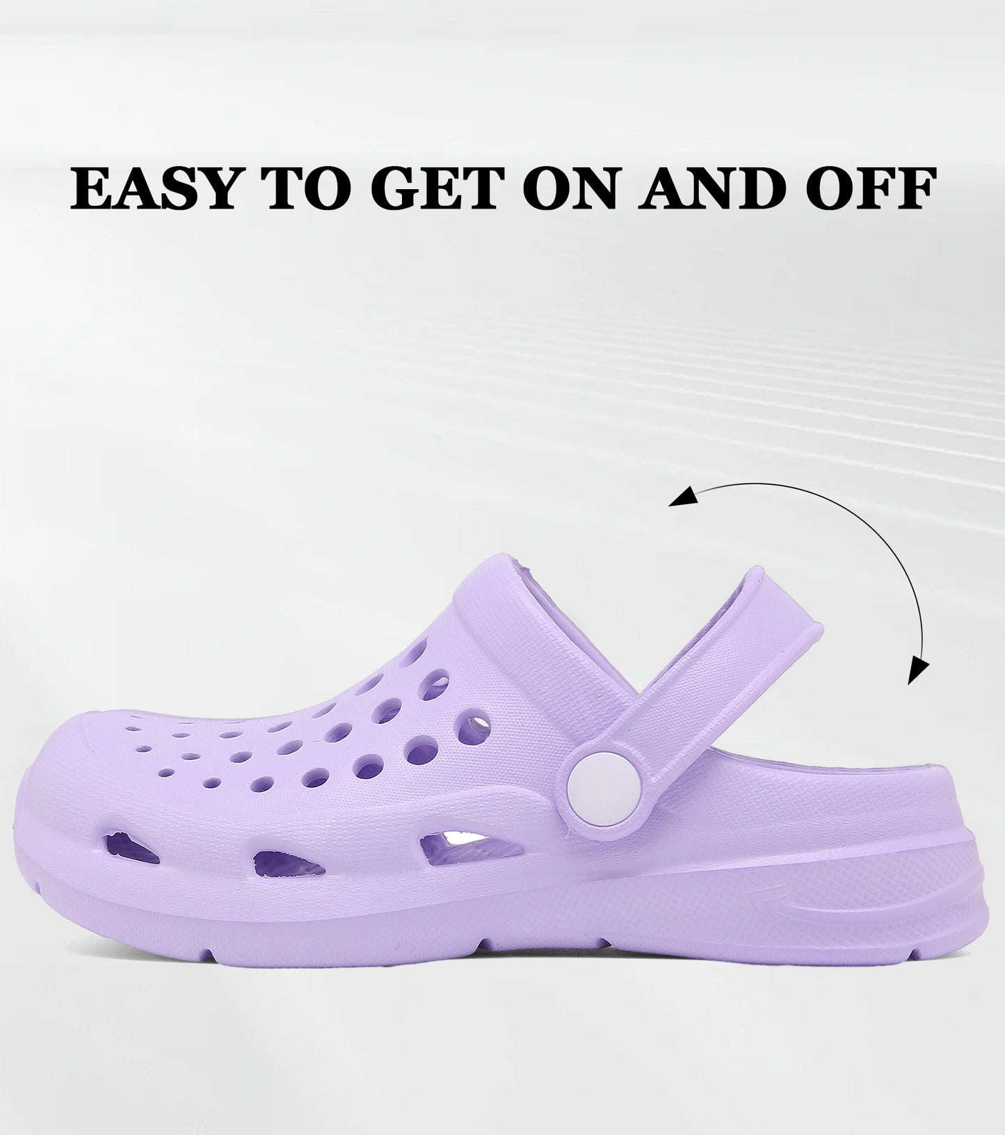 Classic Toddler Kids Clogs NED-6839 (Purple)