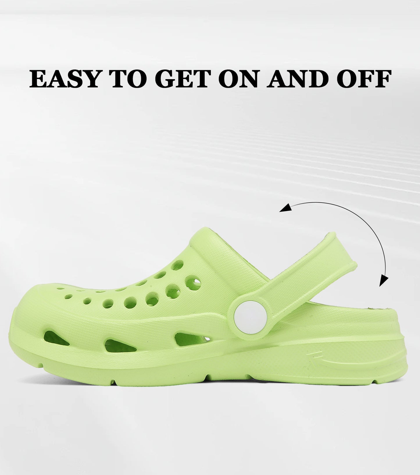 Classic Toddler Kids Clogs NED-6839 (Apple Green)