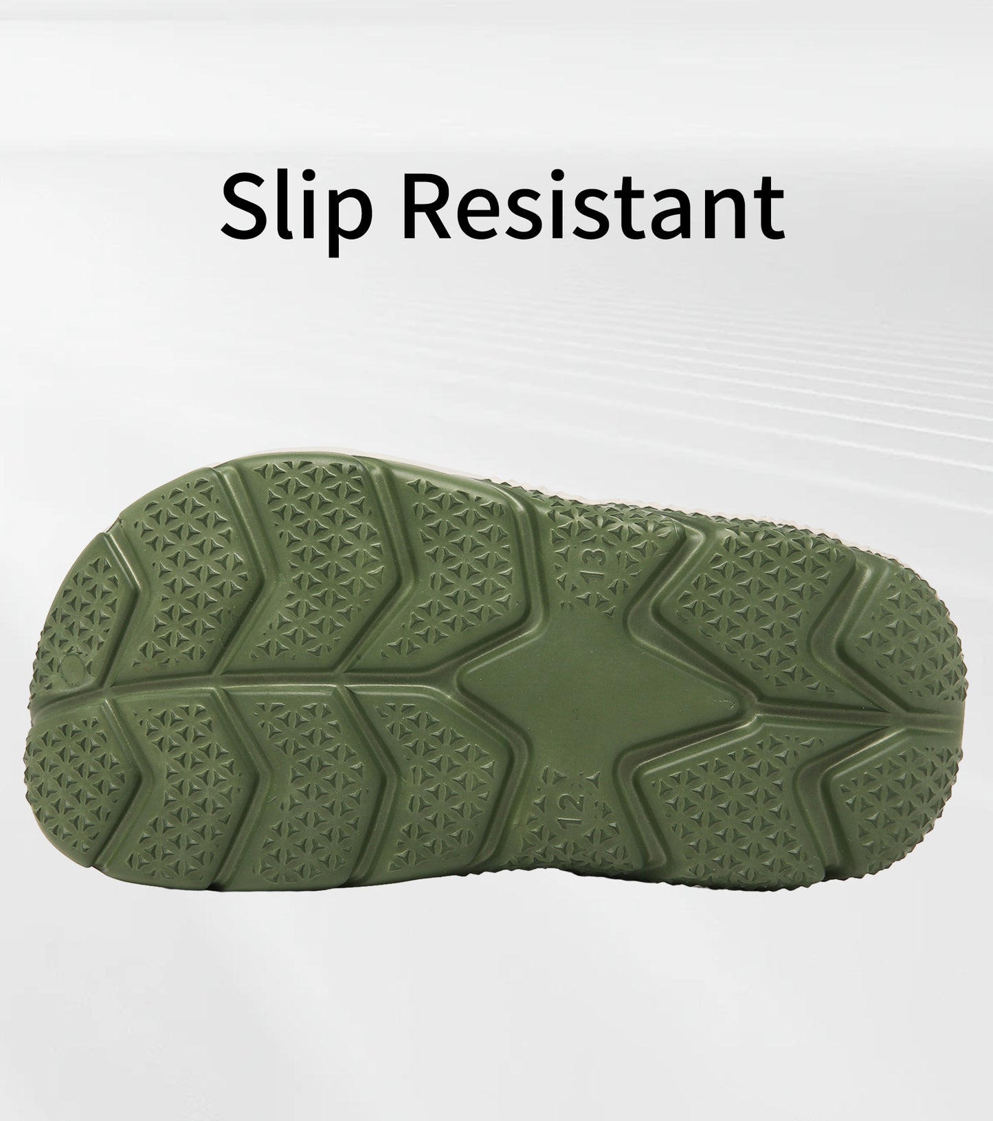 SportTread Toddler Kids Clogs NED-9159 (Army Green)