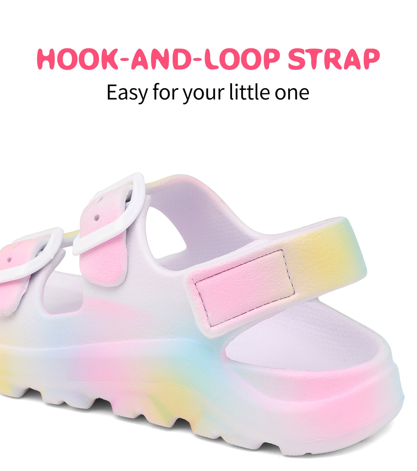 Buckle Adjustable Kid Water Sandals NED-6002 (Rainbow)