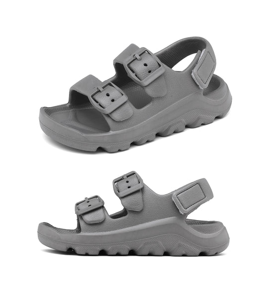 Buckle Adjustable Kid Water Sandals NED-6002 (Grey)