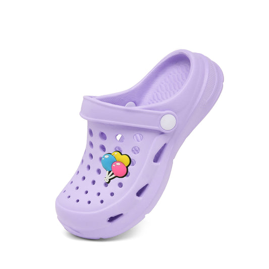 Classic Toddler Kids Clogs NED-6839 (Purple)