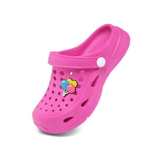 Classic Toddler Kids Clogs NED-6839 (Rose Red)