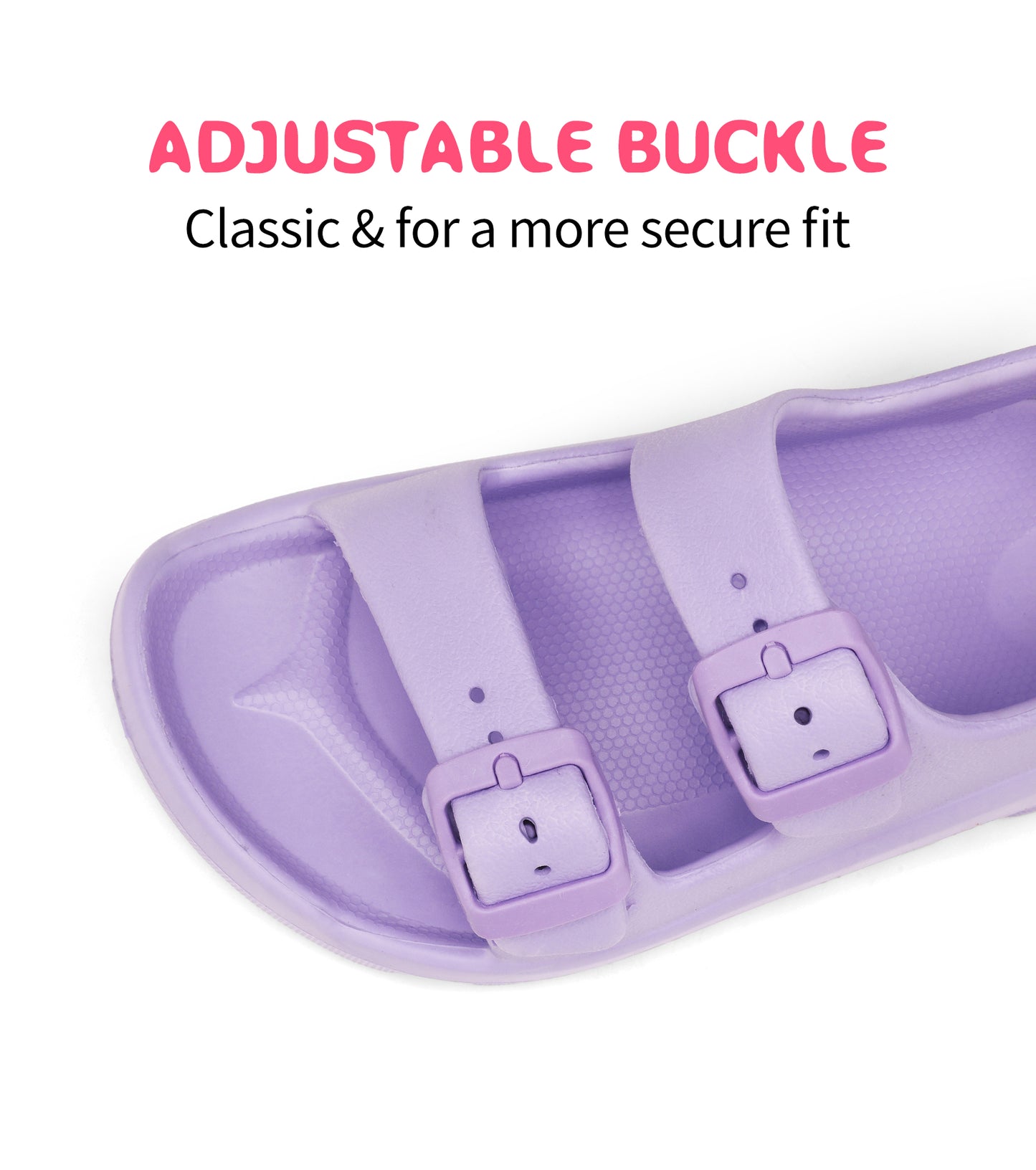 Buckle Adjustable Kid Water Sandals NED-6002 (Purple)