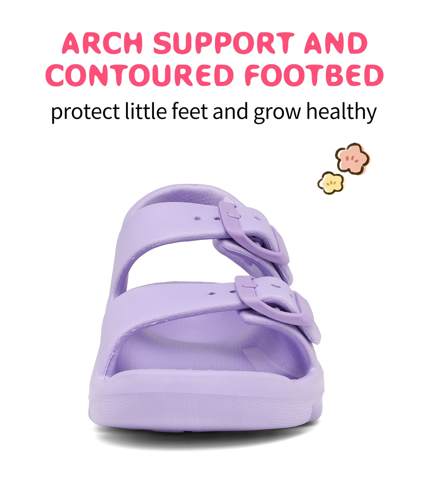 Buckle Adjustable Kid Water Sandals NED-6002 (Purple)