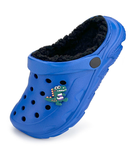 SportTread Toddler Winter Clogs NED-9159 (Klein Blue Lined)