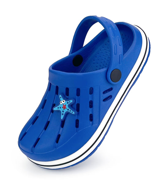 Glitter Toddler Kids Clogs NED-6859 (Klein Blue)